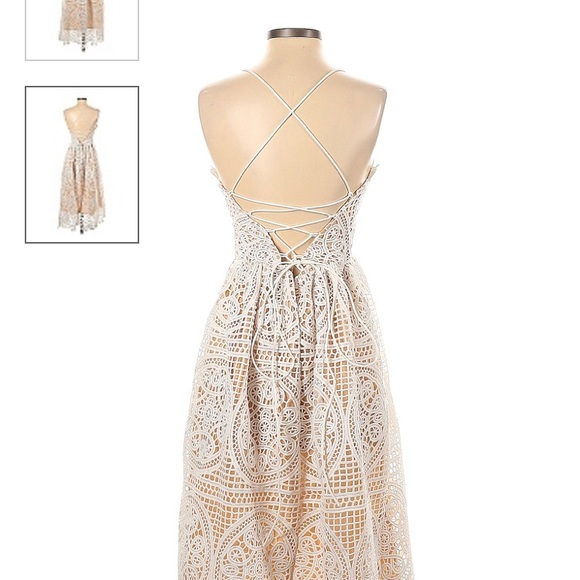 Lacy midi dress - Picture 2 of 4